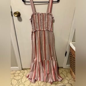Long striped dress. Target brand: Knox rose